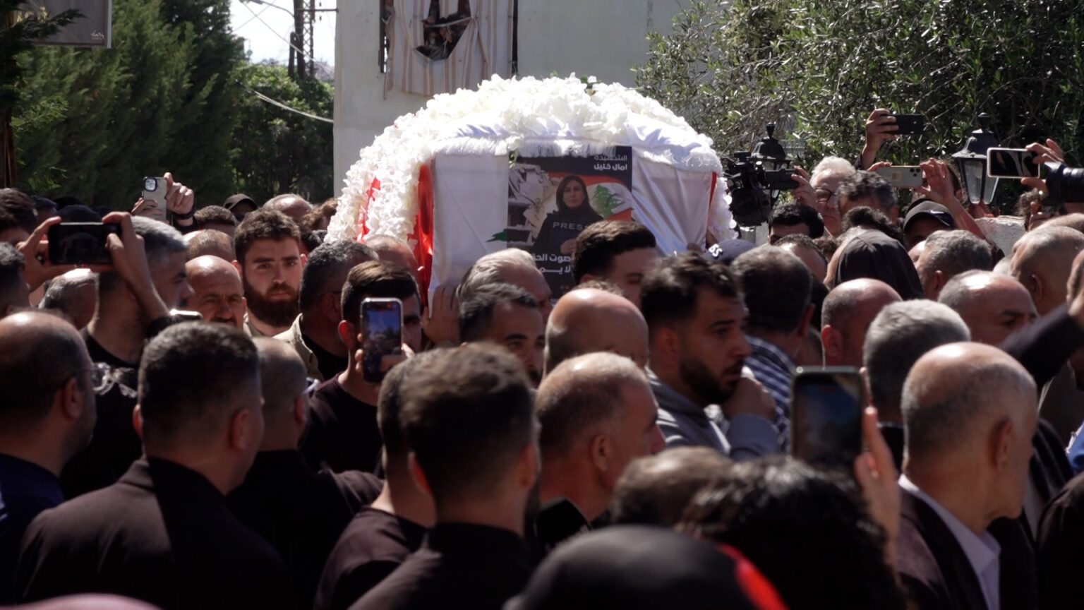 Funeral Held for Journalist Amal Khalil Killed in Targeted Israeli